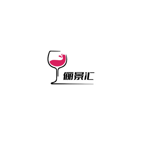 俪景汇，友好CLUBlogo设计