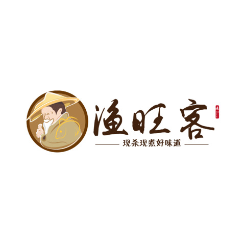 渔旺客logo设计