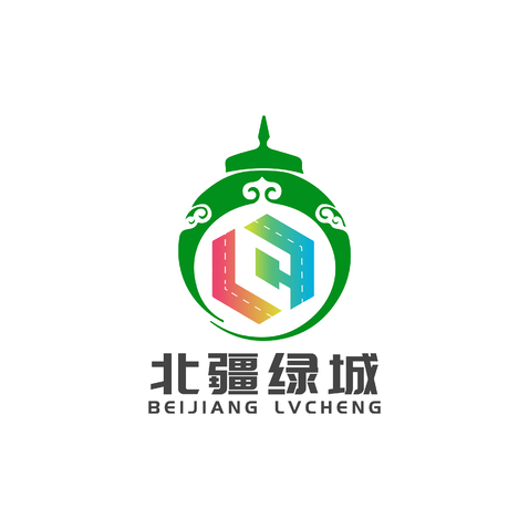 北疆绿城logo设计