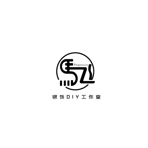 马飞手工DIY工作室logo设计