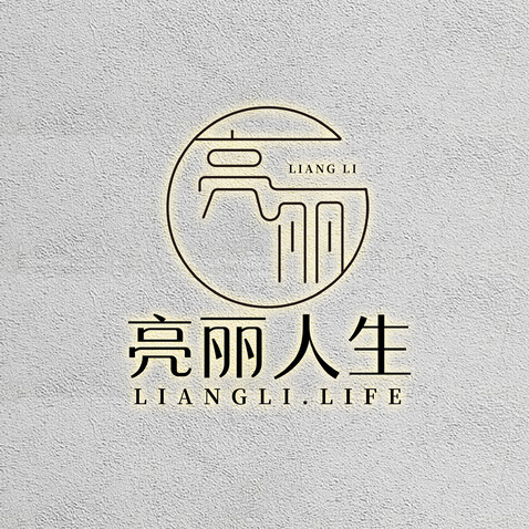 亮丽人生logo设计