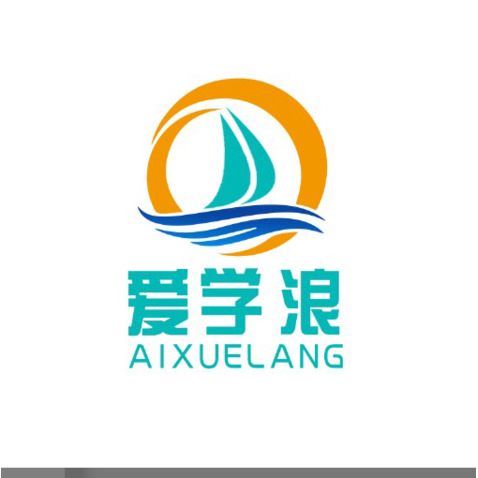 爱学浪logo设计