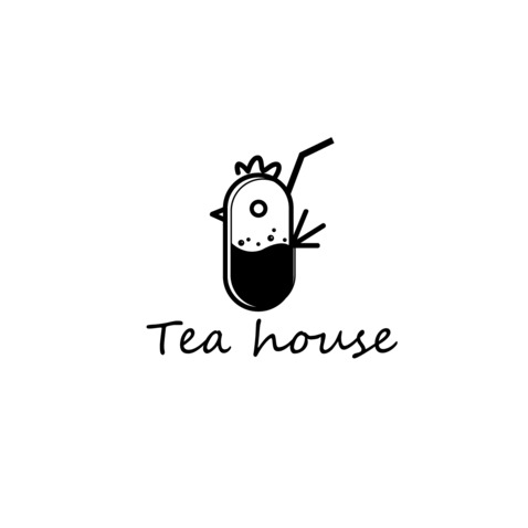 Tea houselogo设计