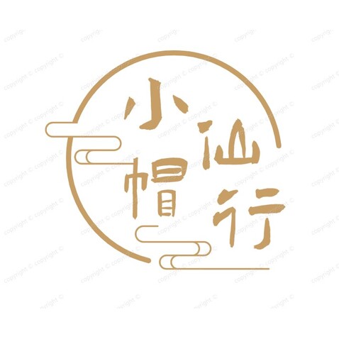 笑毛线行logo设计