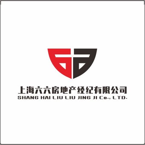 上海六六房地产经纪有限公司logo设计