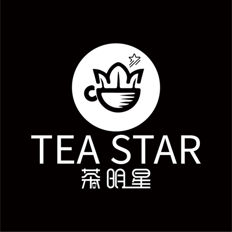 茶明星logo设计