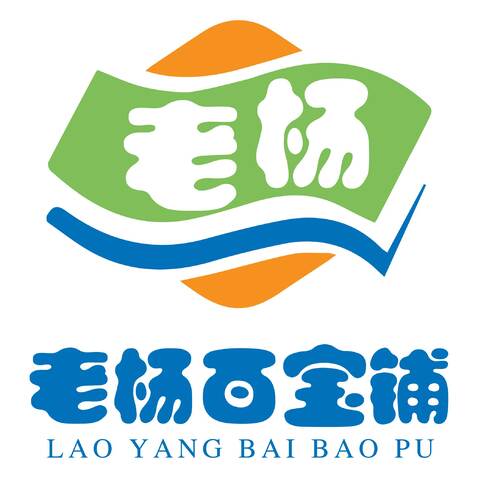 老杨百宝铺logo设计