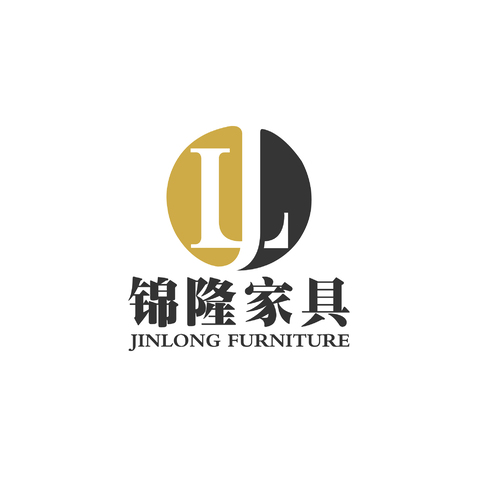 锦隆家具logo设计