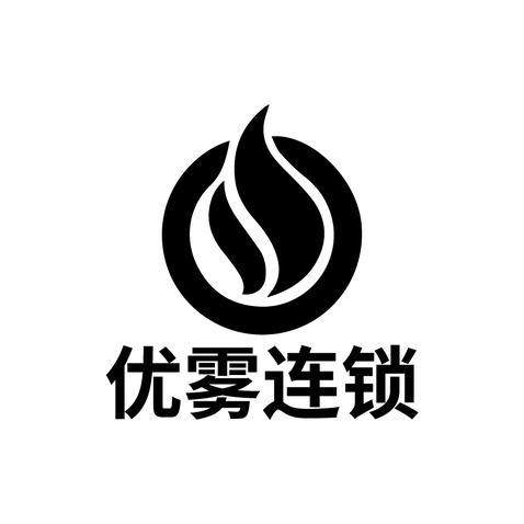 优雾连锁logo设计