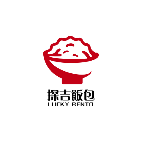 探吉飯包logo設計