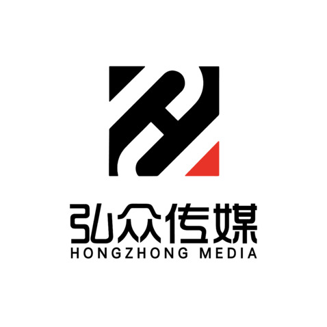 弘众传媒logo设计