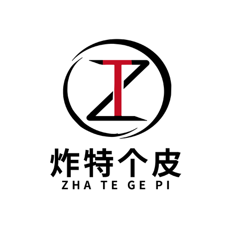 炸特个皮logo设计