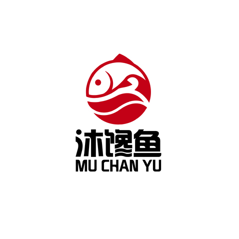 沐馋鱼logo设计