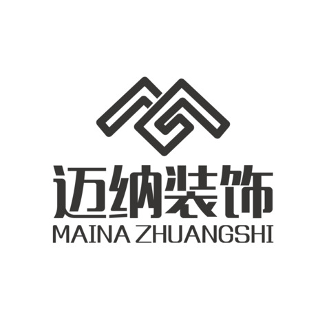 迈纳装饰logo设计