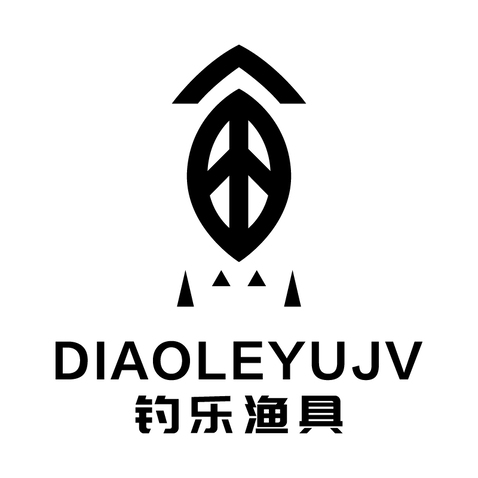 钩乐渔具logo设计