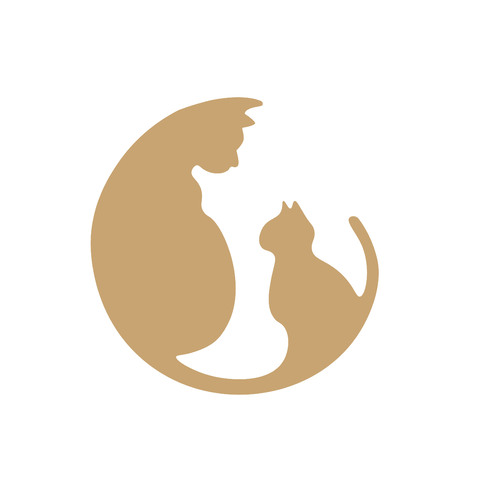 两只猫logo设计