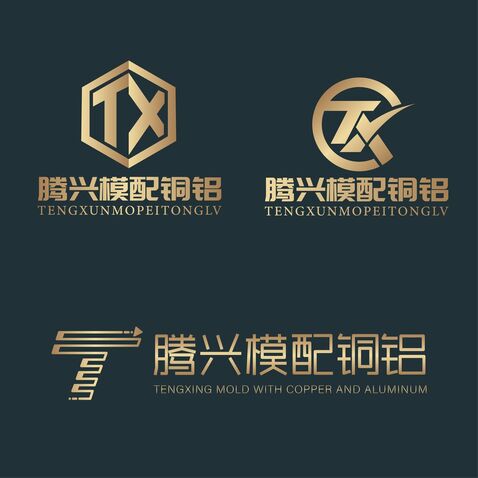 腾兴模具五金logo设计