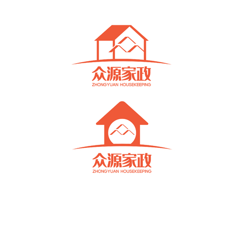 众源家政logo设计