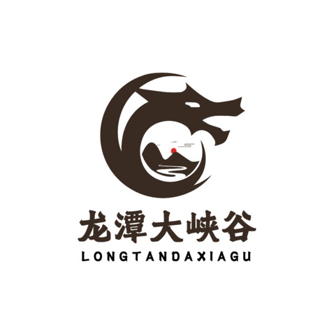 龙潭大峡谷logo设计