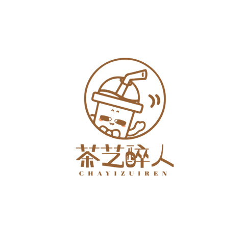 茶艺醉人logo设计