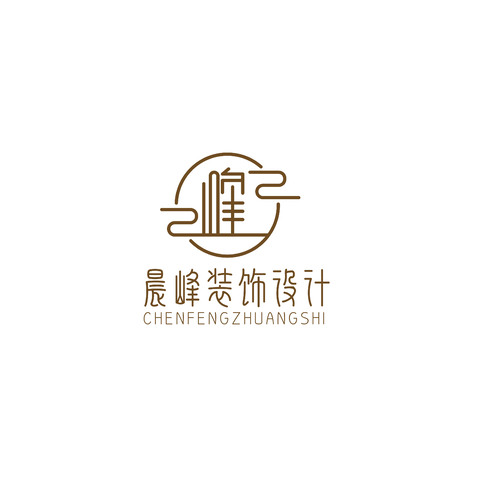 晨峰装饰logo设计