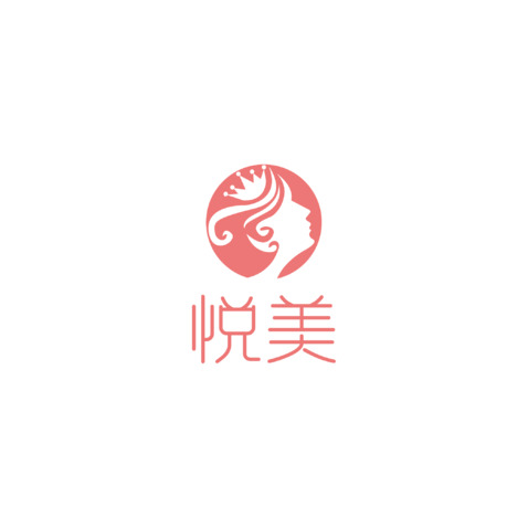 悦美logo设计