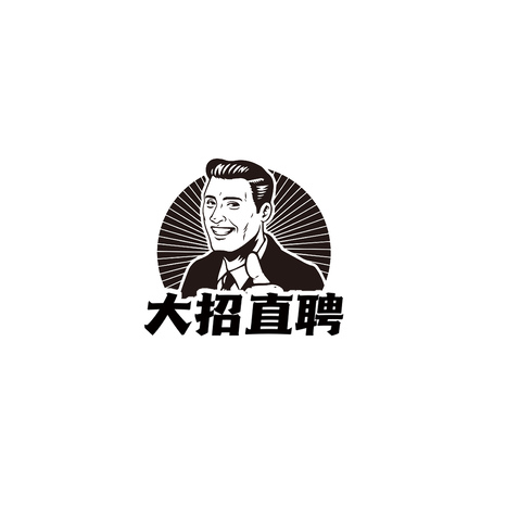 大招直聘logo设计