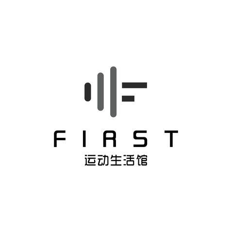 First运动生活馆logo设计