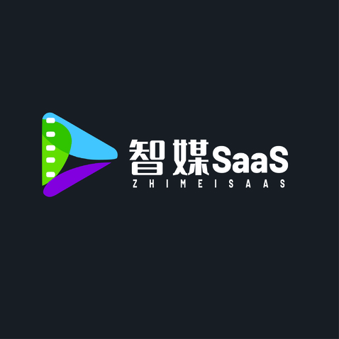 智媒SaaSlogo设计