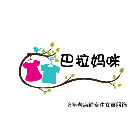 叭啦妈咪logo设计