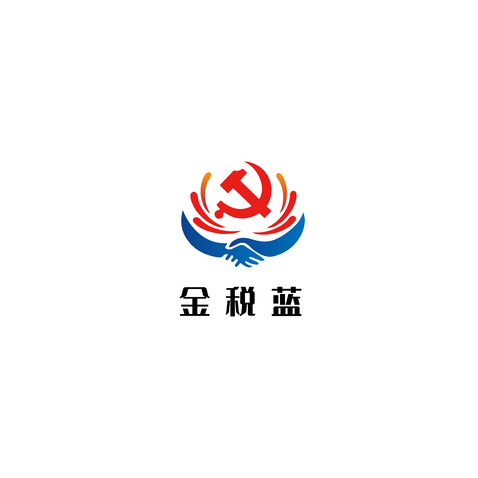 金税蓝    税海潮音logo设计