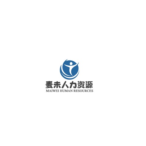 麦未人力资源logo设计