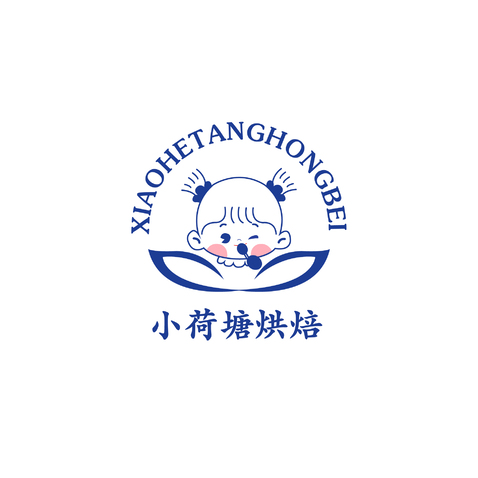 小荷塘烘焙logo设计