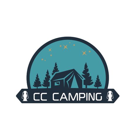 CC Camping 露营营地logo设计