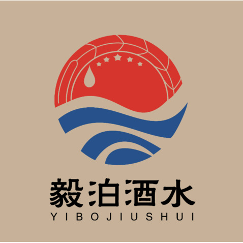 毅泊酒水logo设计