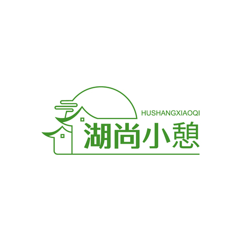 湖尚小憩logo设计