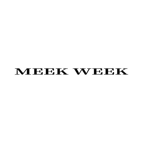 MEEK WEEKlogo设计