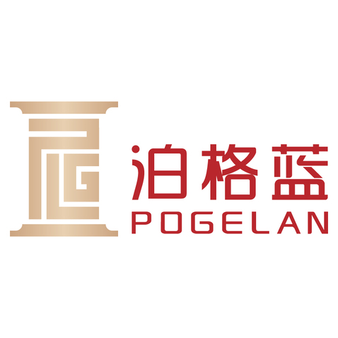 泊格蓝logo设计