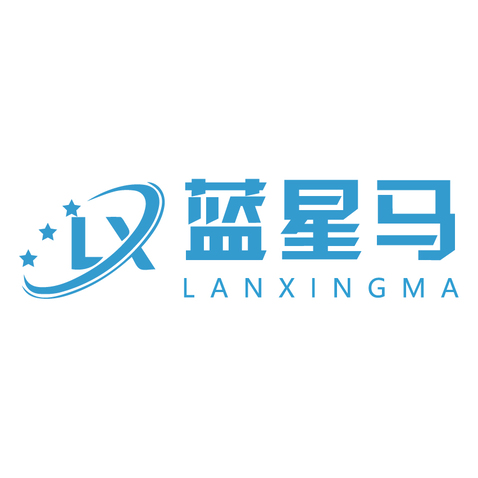 蓝星马.logo设计