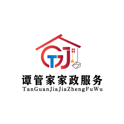 谭管家家政服务logo设计