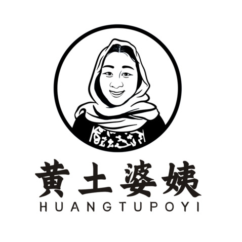 黄土婆姨logo设计