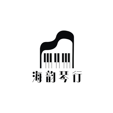 海韵琴行logo设计