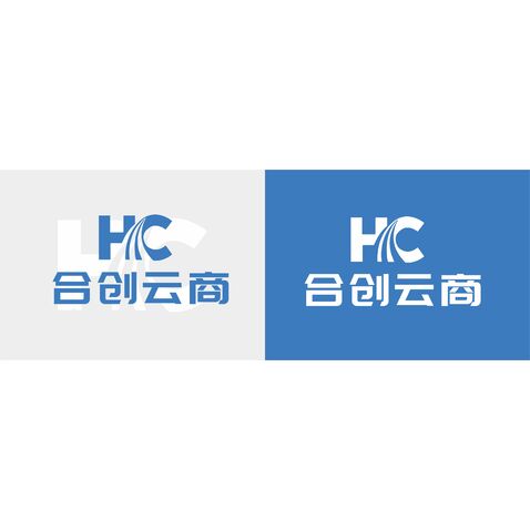 合创云商logo设计