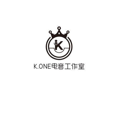 K.ONE电音工作室logo设计