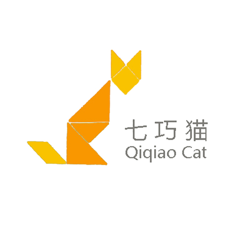 七巧猫logo设计