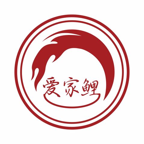 爱家鲤logo设计