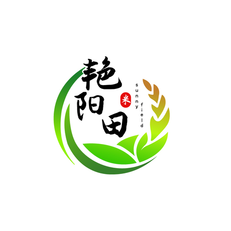 艳阳田logo设计