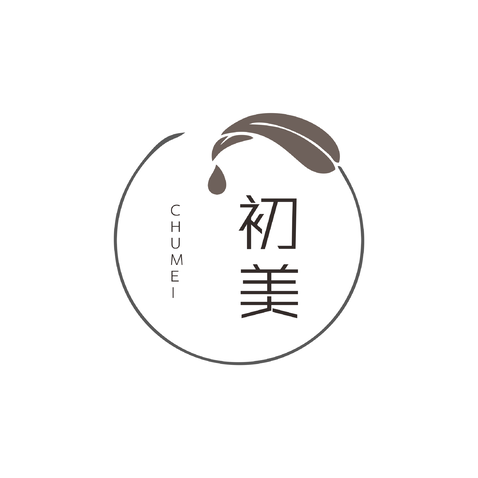 初美科技美肤中心logo设计