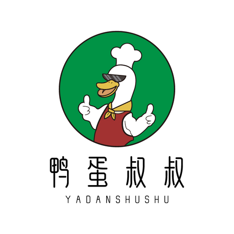 鸭蛋叔叔logo设计