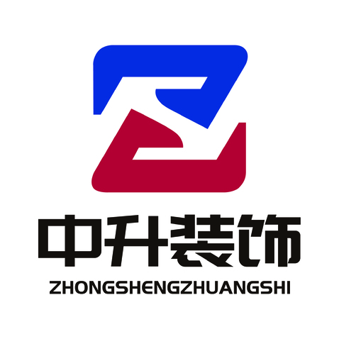 中升装饰logo设计